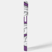 ユニーク名前をカスタムするバレーボール紫 Case-Mate iPhoneケース (裏面 / 右)