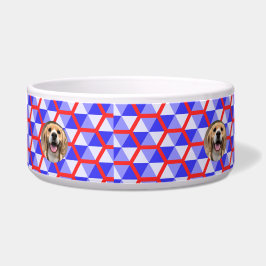 ユニーク名前をカスタムするモノグラムのドッグフード犬フード ボウル