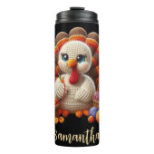 ユニーク名前をカスタムする、七面鳥の鳴き声 タンブラー (正面)