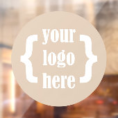 ユニーク図形の会社のロゴの表示 ウィンドウサイン (シート2)