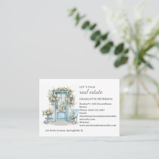 ユニーク実在代理 名刺 (スタンド正面)