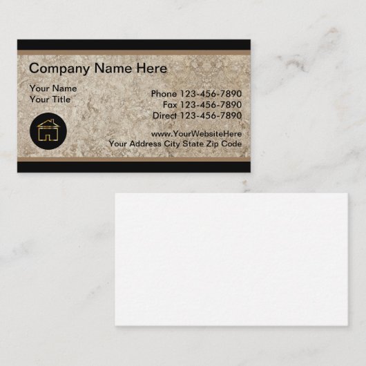 ユニーク実在名札 名刺 (正面/裏面)