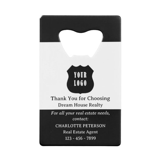 ユニーク実在寄付金 クレジットカード栓抜き (正面)