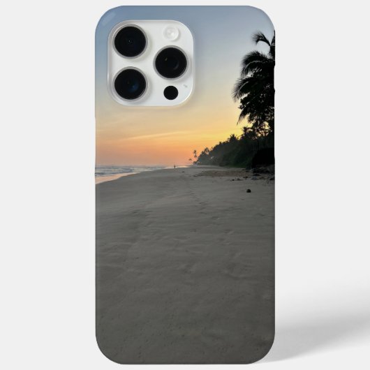 ユニーク実在海ビーチPhoto Sun set Case-Mate iPhoneケース (裏面)