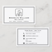 ユニーク実在Estate Agent不動産仲介業者Moving New Home 名刺 (正面/裏面)