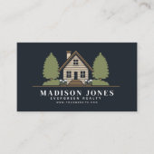 ユニーク実在Estate Agent素朴 House Photo 名刺 (正面)