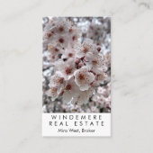 ユニーク実在Estate Agent Brokerさくらんぼ 名刺 (正面)
