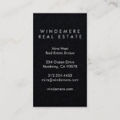 ユニーク実在Estate Agent Brokerさくらんぼ 名刺 (裏面)