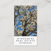 ユニーク実在Estate Agent Brokerさくらんぼ 名刺 (正面)
