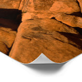 ユニーク岩の形成，カリフォルニア ポスター (角)