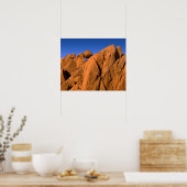 ユニーク岩の形成，カリフォルニア ポスター (キッチン)