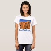ユニーク岩の形成,カリフォルニア Tシャツ (正面フル)