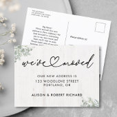 ユニーク引っ越しましたの新しいアドレスの移動のお知らせ ポストカード