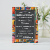 ユニーク引っ越し祝いパーティーパーティの招待状ドア 招待状 (スタンド正面)