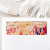 ユニーク抽象デザイン付きラベル ラベル (インサイチュ)