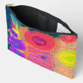 ユニーク抽象芸術アー運ト アクセサリーポーチ (見開き)