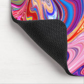 ユニーク抽象芸術カラフル大理石液体マウスパッド マウスパッド (コーナー)