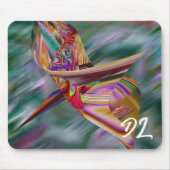 ユニーク抽象芸術カラフル大理石液体マウスパッド マウスパッド (正面)