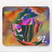 ユニーク抽象芸術カラフル大理石液体マウスパッド マウスパッド (正面)