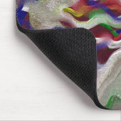 ユニーク抽象芸術カラフル大理石液体マウスパッド マウスパッド (コーナー)