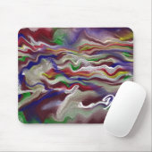 ユニーク抽象芸術カラフル大理石液体マウスパッド マウスパッド (マウス)