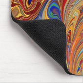 ユニーク抽象芸術カラフル大理石液体マウスパッド マウスパッド (コーナー)