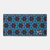 ユニーク抽象芸術カラフル対称性 デスクマット (正面)