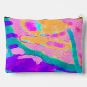 ユニーク抽象芸術デジ絵画タル アクセサリーポーチ (裏面)