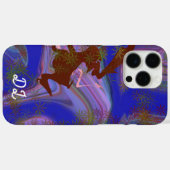 ユニーク抽象芸術マルリ液化油絵を描 Case-Mate iPhoneケース (裏面 (横))
