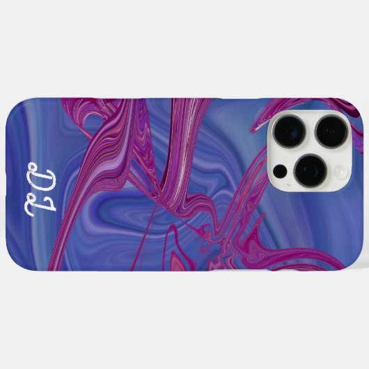ユニーク抽象芸術マルリ液化油絵を描 Case-Mate iPhoneケース (裏面 (横))