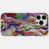 ユニーク抽象芸術マルリ液化油絵を描 Case-Mate iPhoneケース (裏面 (横))