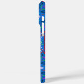 ユニーク抽象芸術マーレド液化&カラフル Case-Mate iPhoneケース (裏面 / 左)