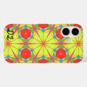 ユニーク抽象芸術マーレド液化&カラフル Case-Mate iPhoneケース (裏面 (横))