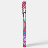 ユニーク抽象芸術マーレド液化&カラフル Case-Mate iPhoneケース (裏面 / 左)