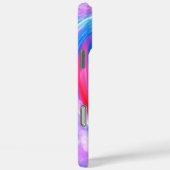 ユニーク抽象芸術マーレド液化&カラフル Case-Mate iPhoneケース (裏面 / 右)