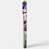 ユニーク抽象芸術マーレド液化&カラフル Case-Mate iPhoneケース (裏面 / 左)