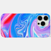 ユニーク抽象芸術マーレド液化&カラフル Case-Mate iPhoneケース (裏面 (横))