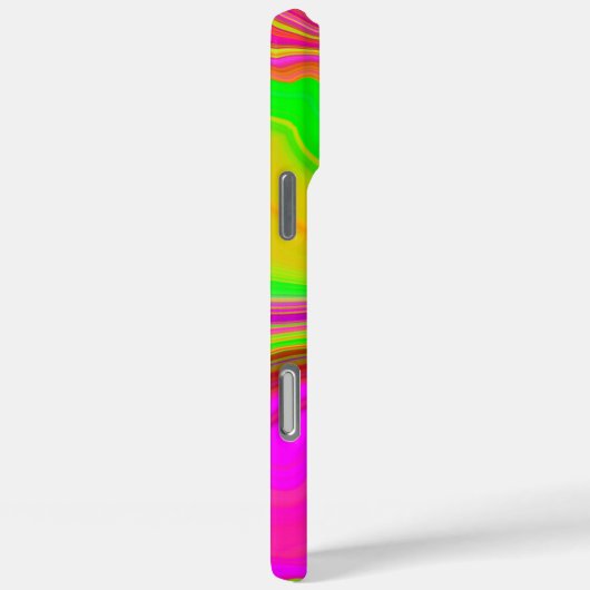 ユニーク抽象芸術マーレド液化&カラフル Case-Mate iPhoneケース (裏面 / 右)