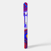 ユニーク抽象芸術マーレド液化&カラフル Case-Mate iPhoneケース (裏面 / 左)