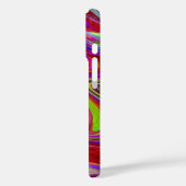 ユニーク抽象芸術マーレド液化&カラフル Case-Mate iPhoneケース (裏面 / 左)