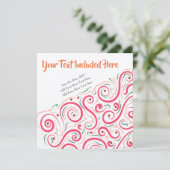 ユニーク抽象芸術招待状(LH) セーブザデート (スタンド正面)