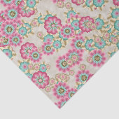 ユニーク抽象芸術日本の花アートパターン 薄葉紙 (詳細)