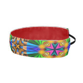 ユニーク抽象芸術花模様 アスレチックヘッドバンド (右)