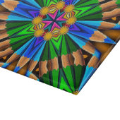 ユニーク抽象芸術花模様 カッティングボード (角)