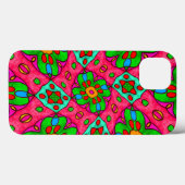 ユニーク抽象芸術花模様 Case-Mate iPhoneケース (裏面 (横))