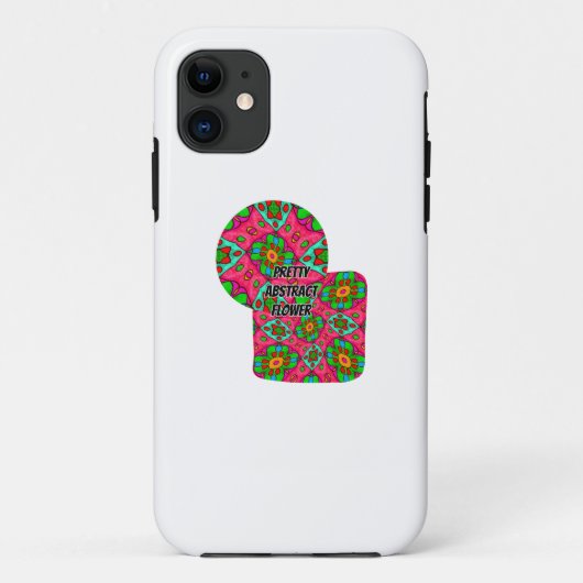 ユニーク抽象芸術花模様 Case-Mate iPhoneケース (裏面)