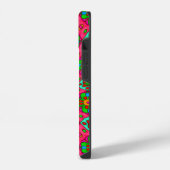 ユニーク抽象芸術花模様 iPhoneケース (左側面)