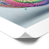 ユニーク抽象芸術融合 ポスター (角)