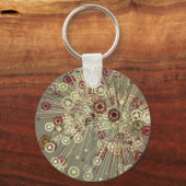 ユニーク抽象芸術 キーホルダー (正面)