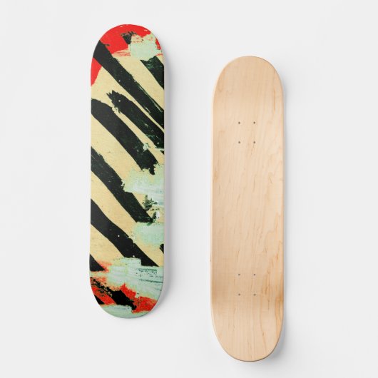 ユニーク擦り切れたカッコいい壁紙絵を描 スケートボード (正面)